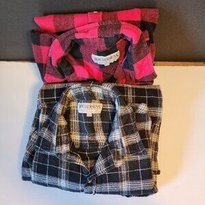 Wilderness Long Sleeve Flannel Shirts